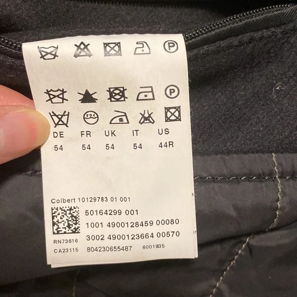 Hugo Boss Wool Coat 44R